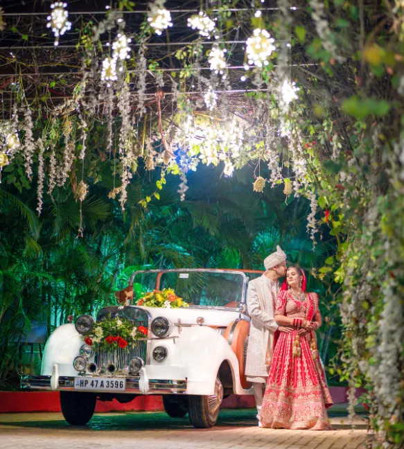 Vintage Wedding Car