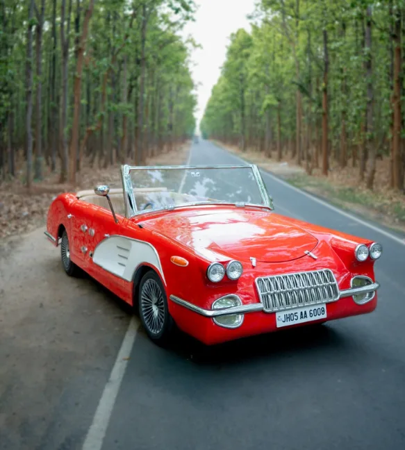 Vintage Wedding Car