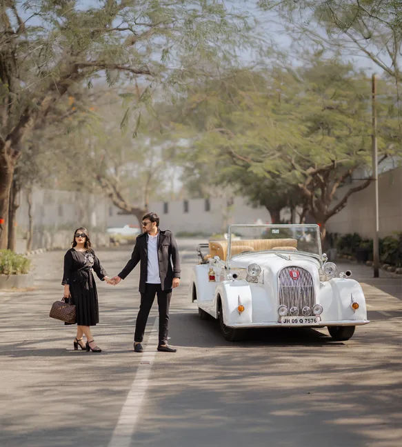 Vintage Wedding Car